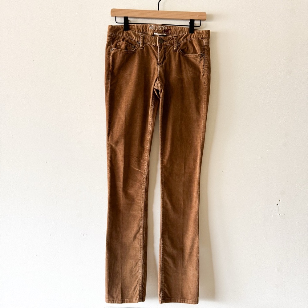 Hollister Women’s Brown Corduroy Straight Pants Size 1
